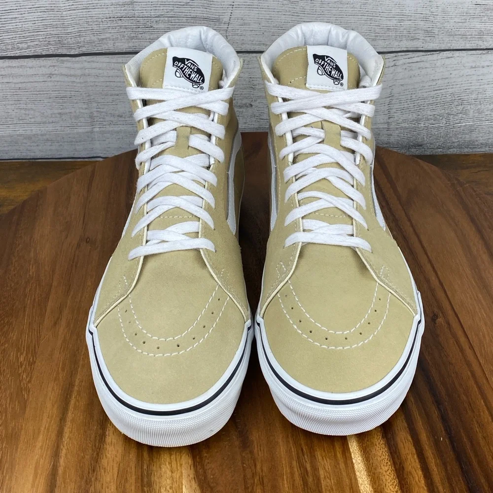 Vans SK8 Hi Cornstalk Tan Skate Shoe Men’s Sneaker Size 10 Women’s Size 11.5
